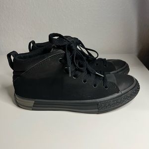 Black Converse kids size 1